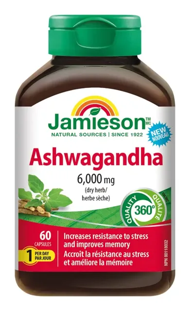 Jamieson Ashwagandha 60 kapslí