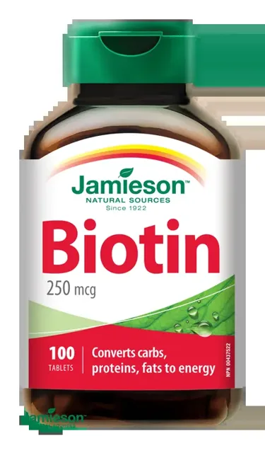 Jamieson Biotin 250 ug 100 tablet