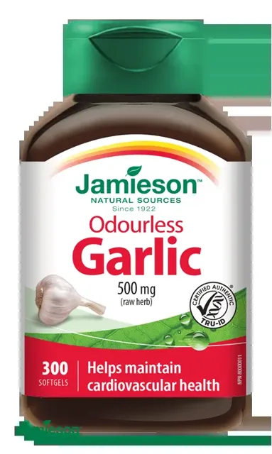 Jamieson Česnek bez zápachu 500 mg 300 kapslí