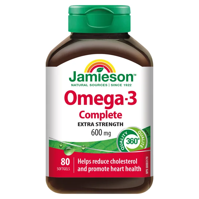 Jamieson Omega-3 Complete 80 kapslí