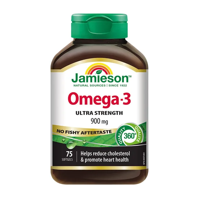 JAMIESON Omega-3 Ultra 900 mg 75 kapslí
