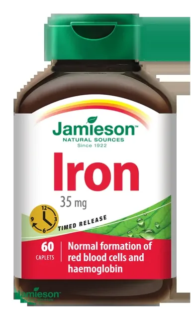 Jamieson Železo 35 mg s postupným uvolňováním 60 tablet