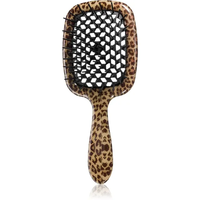 Janeke Superbrush Spotted velký plochý kartáč na vlasy 20,3 x 8,5 x 3,1 cm 1 ks