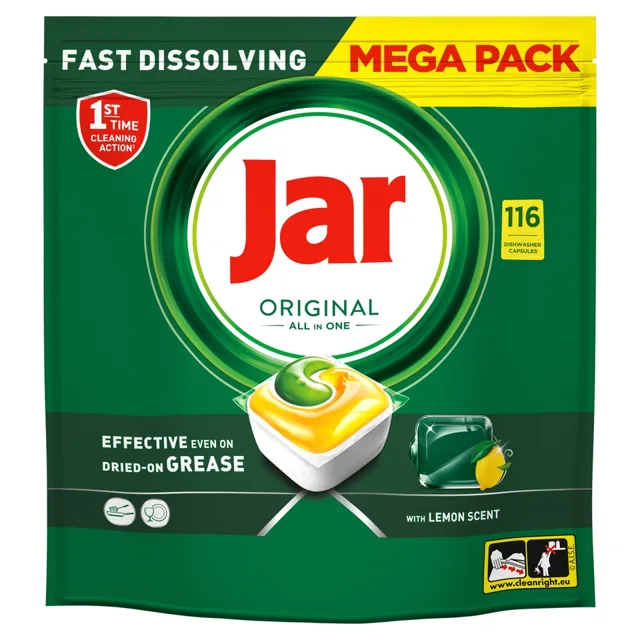 Jar Original kapsle na nádobí 116ks