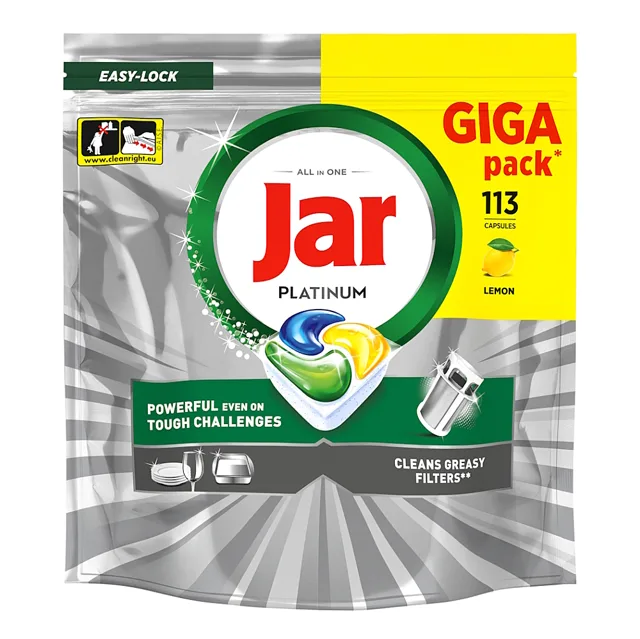 JAR Platinum All-in-One kapsle na nádobí 113 kusů