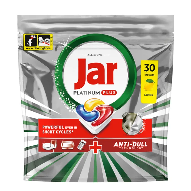 Jar Platinum Lemon kapsle do myčky 30 ks