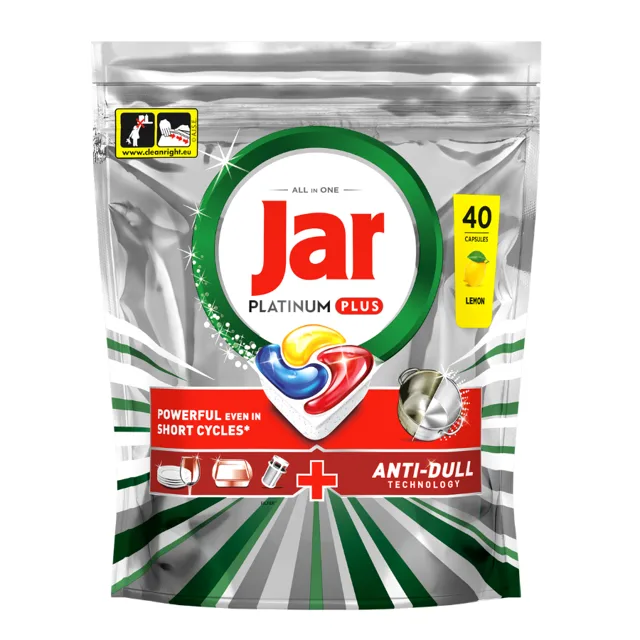 Jar Platinum Lemon kapsle do myčky 40 ks