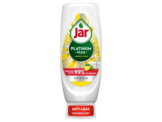 Jar Platinum Plus gel na nádobí Lemon & Lime 545 ml