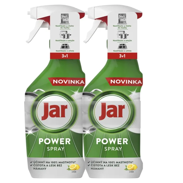 Jar Power Spray do myčky 3v1 2x500 ml