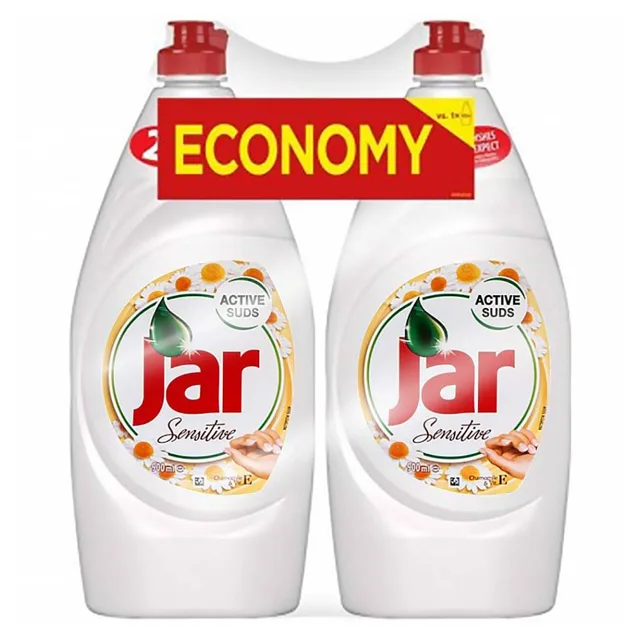 Jar Sensitive Chamomile&Vitamin E prostředek na nádobí 2x900ml