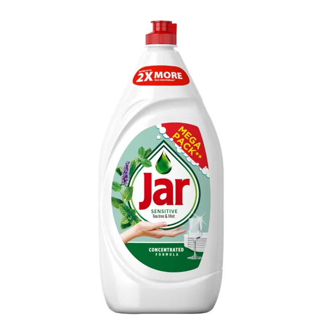 Jar Sensitive Tea Tree & Mint prostředek na nádobí 1350 ml