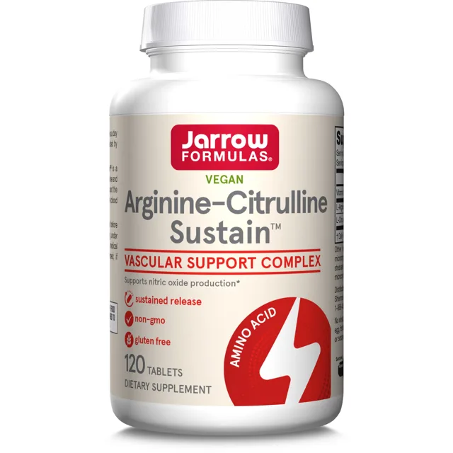 Jarrow Formulas Arginine-Citrulline Sustain, 120 tablet