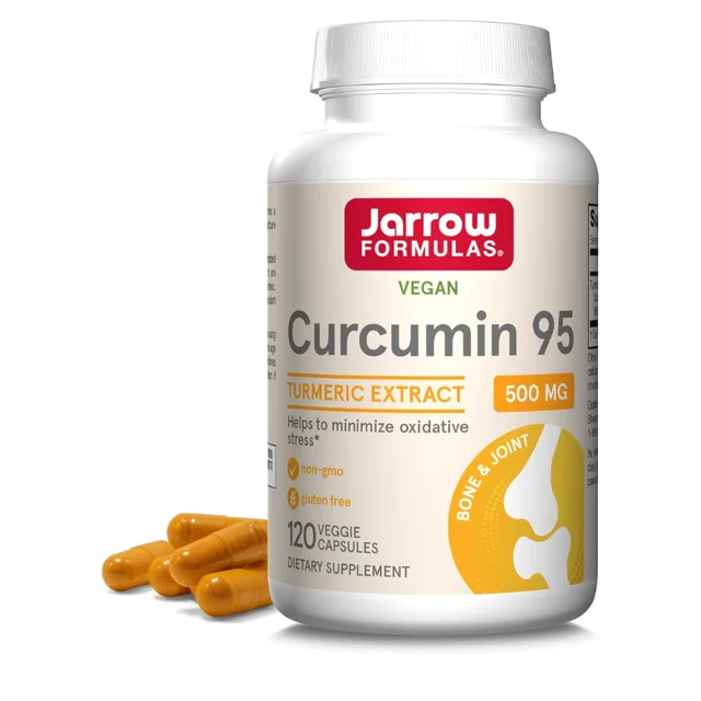 Jarrow Formulas Curcumin 95, 500 mg, 120 rostlinných kapslí