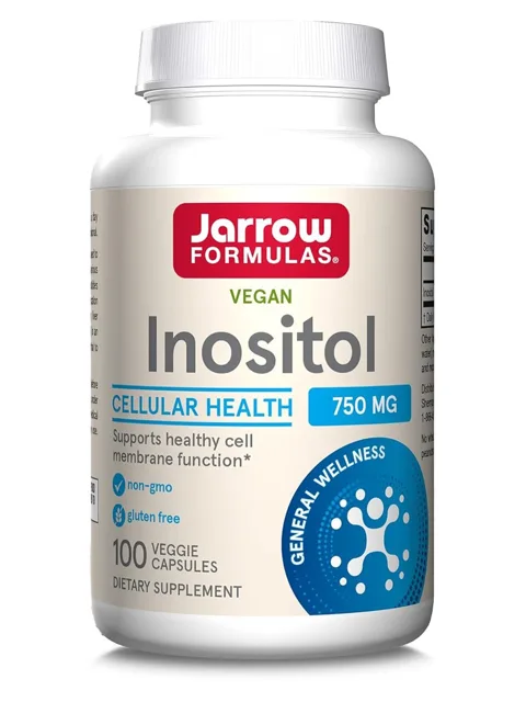 Jarrow Formulas Inositol, 750 mg, 100 rostlinných kapslí