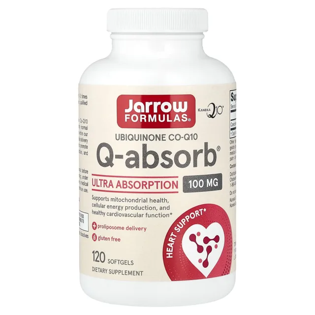 Jarrow Formulas Koenzym Q10, 100 mg, 120 softgelových kapslí