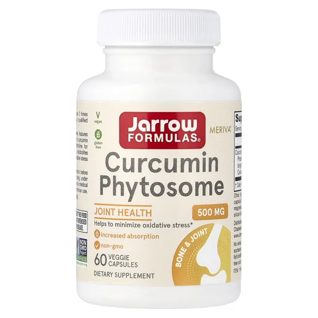 Jarrow Formulas Kurkumin Phytosome (Meriva), 500 mg, 60 rostlinných kapslí