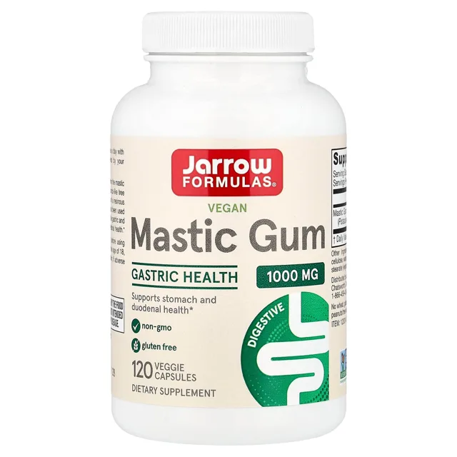 Jarrow Formulas Mastic Gum, 500 mg, 120 rostlinných kapslí