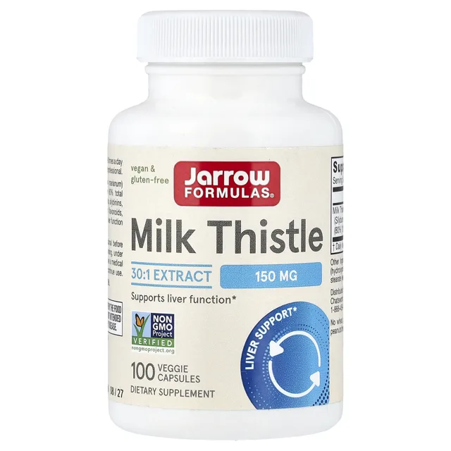 Jarrow Formulas Ostropestřec mariánský, 150 mg, 100 rostlinných kapslí