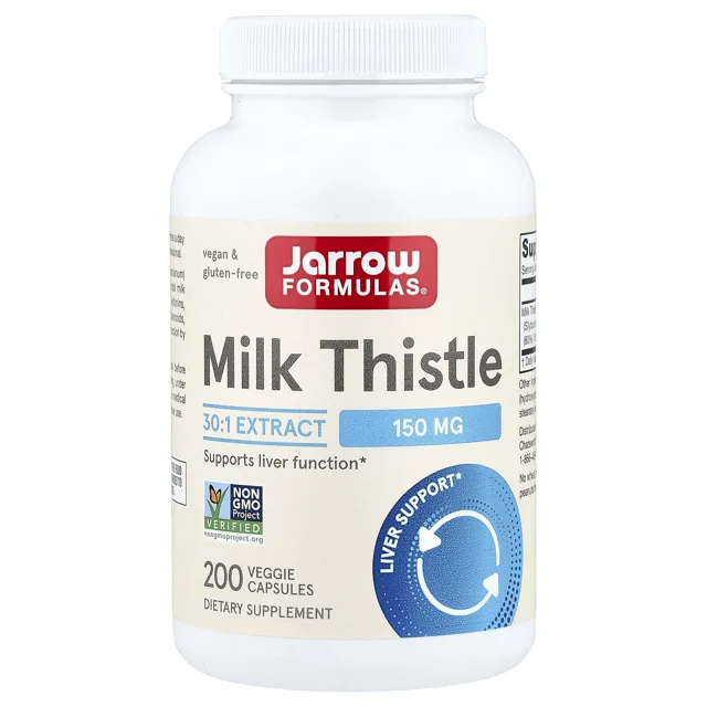 Jarrow Formulas Ostropestřec mariánský, 150 mg, 200 rostlinných kapslí