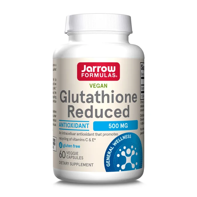 Jarrow Formulas Redukovaný glutathion, 500 mg, 60 rostlinných kapslí
