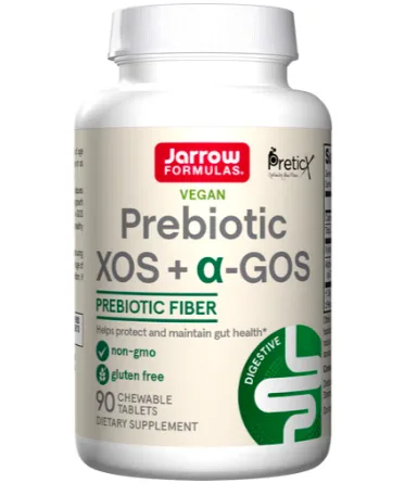 Jarrow Prebiotics XOS & GOS, 90 žvýkacích pastilek