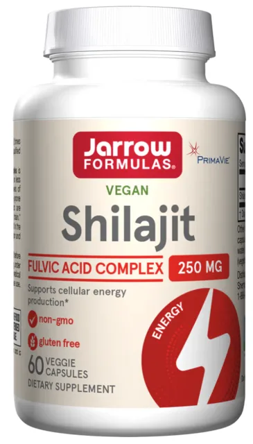 Jarrow Shilajit Fulvic acid complex (kyselina fulvová), 60 rostlinných kapslí