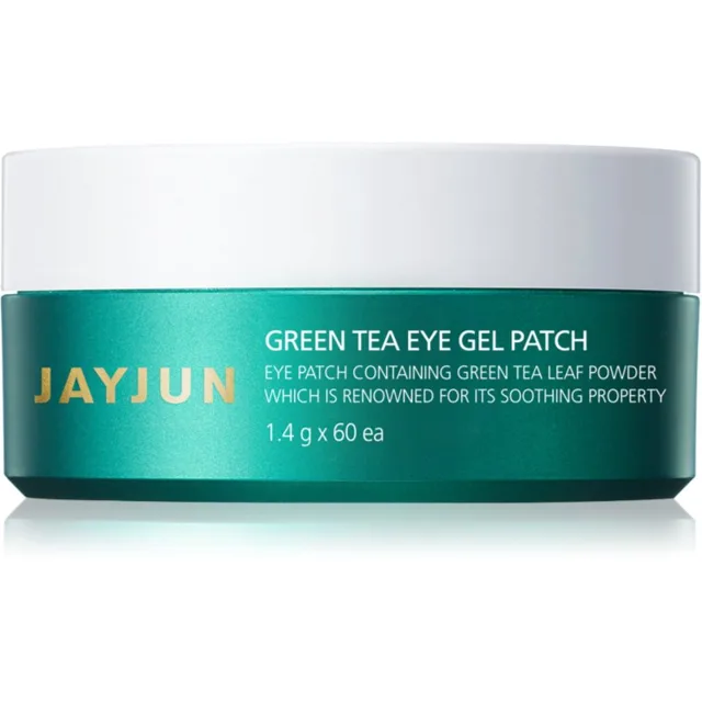 Jayjun Eye Gel Patch Green Tea hydrogelová maska na oční okolí pro rozjasnění a hydrataci 60x1.4 g