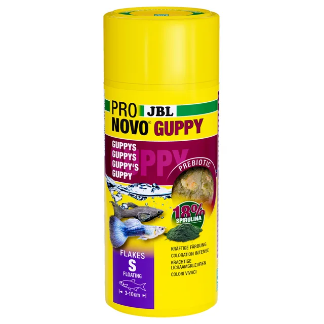 JBL ProNovo Guppy Flakes S - výhodné balení: 2 × 250 ml