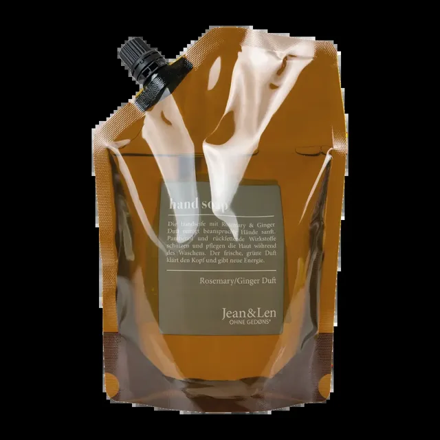 Jean&Len Tekuté mýdlo Rosemary & Ginger náhradní náplň  500 ml