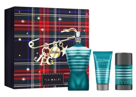Jean P. Gaultier Le Male - EDT 125 ml + balzám po holení 50 ml + tuhý deodorant 75 ml