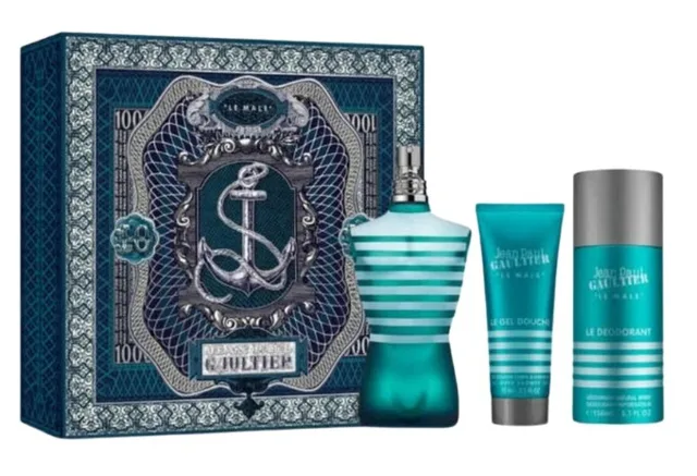 Jean P. Gaultier Le Male - EDT 125 ml + sprchový gel 75 ml + deodorant ve spreji 150 ml