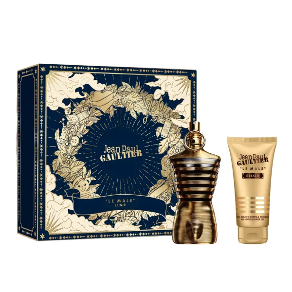 Jean Paul Gaultier Le Male Elixir dárkový set (parfémová voda 75 ml +  sprchový gel 75 ml) 1 ks