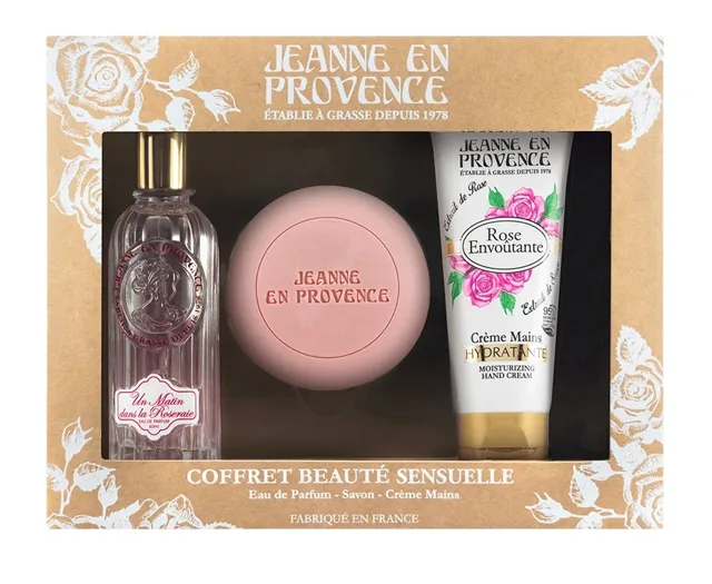 Jeanne En Provence Beauté Sensuelle - EDP 60 ml + tuhé mýdlo 100 g + krém na ruce 75 ml