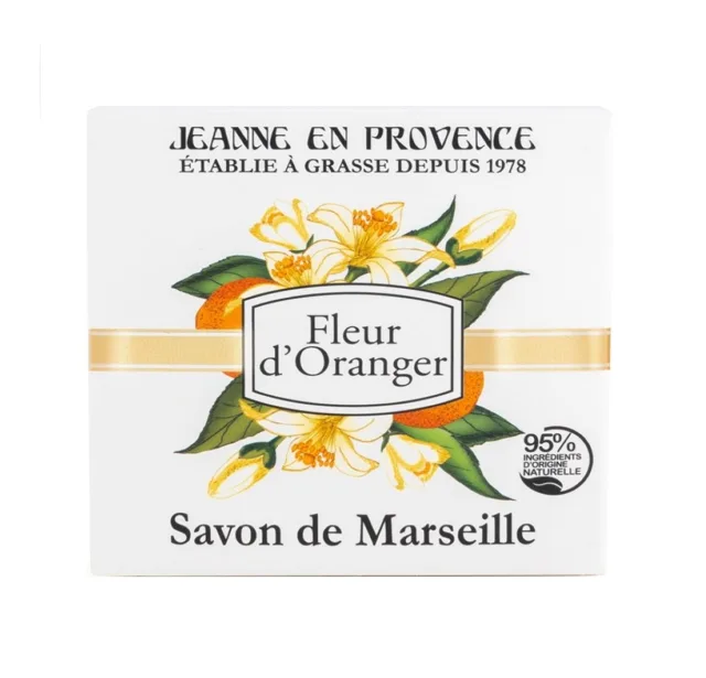 Jeanne en Provence Tuhé mýdlo Pomerančový květ 100 g