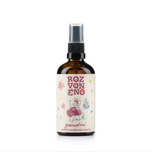 Jedinečná (přírodní osvěžovač vzduchu s geránií a palmovou růží) Rozvoněno - 100 ml