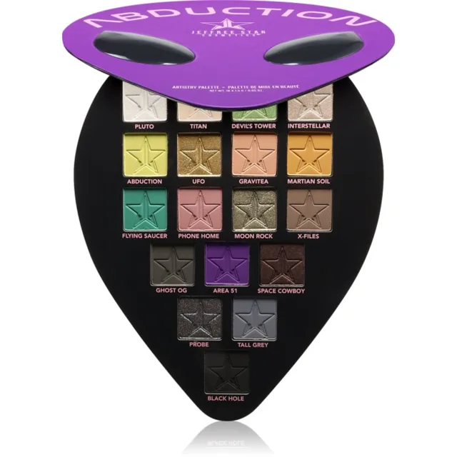 Jeffree Star Cosmetics Abduction Artistry Eye Palette paleta očních stínů 18x1.5 g