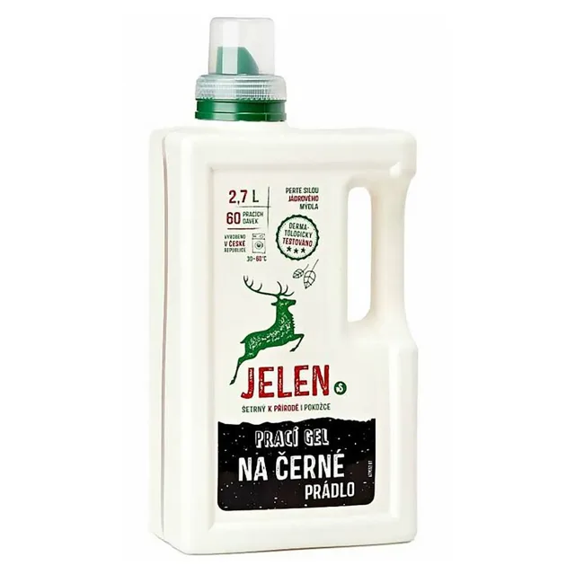 JELEN gel na praní na černého prádlo 60 pracích dávek 2,7 l