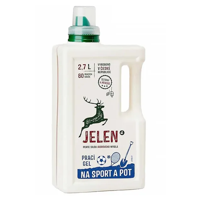 JELEN gel na praní sport a pot 60 pracích dávek 2,7 l
