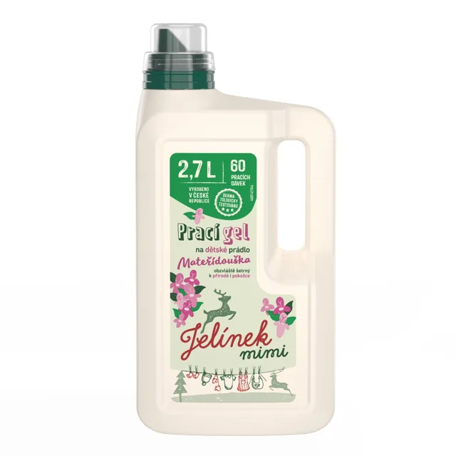 Jelínek mimi Prací gel mateřídouška 2,7 l