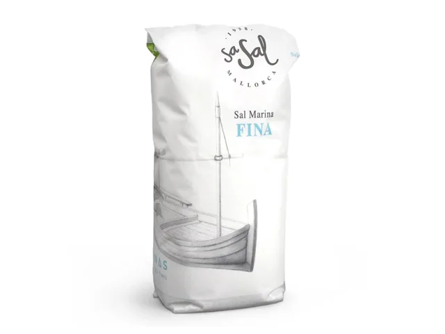 Jemnozrnná mořská sůl, 1 kg