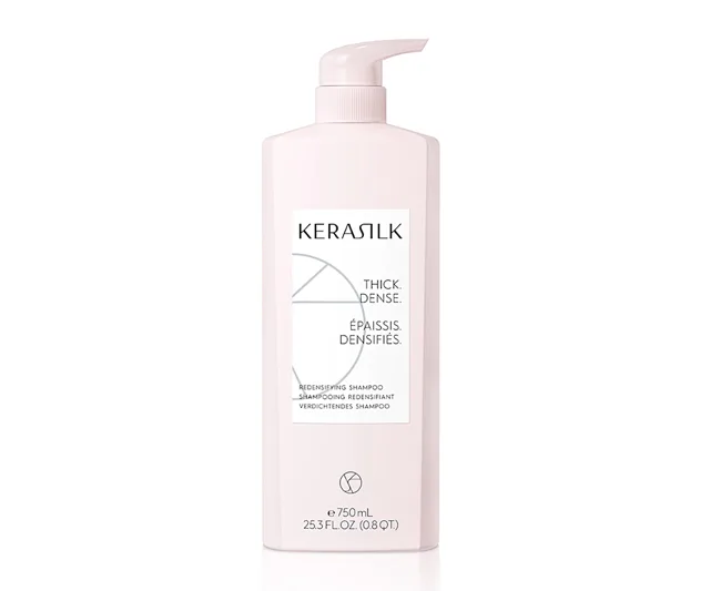 Jemný čisticí posilující šampon pro slabé a řídnoucí vlasy Kerasilk Redensifying Shampoo - 750 ml (511910) + dárek zdarma