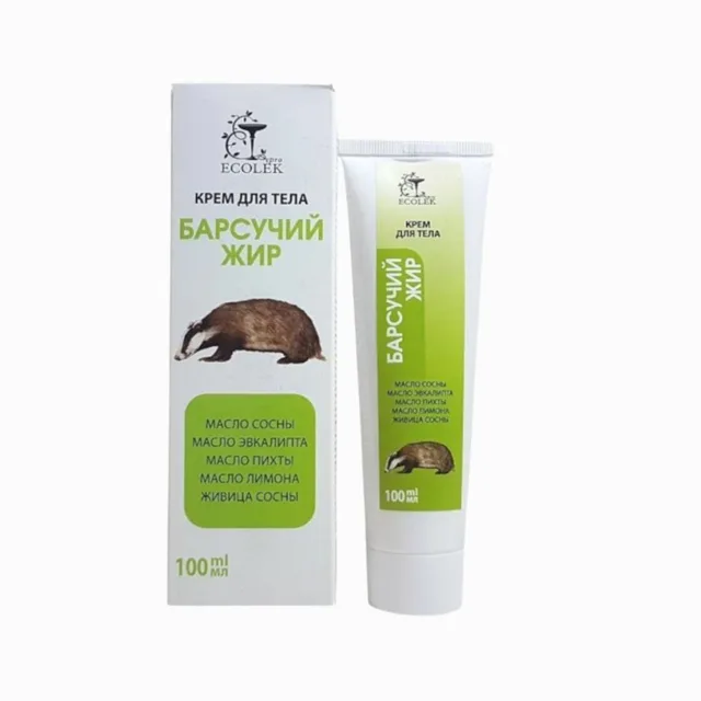 Jezevčí mast (tuk) – tělový krém – 100 ml – Ecolek