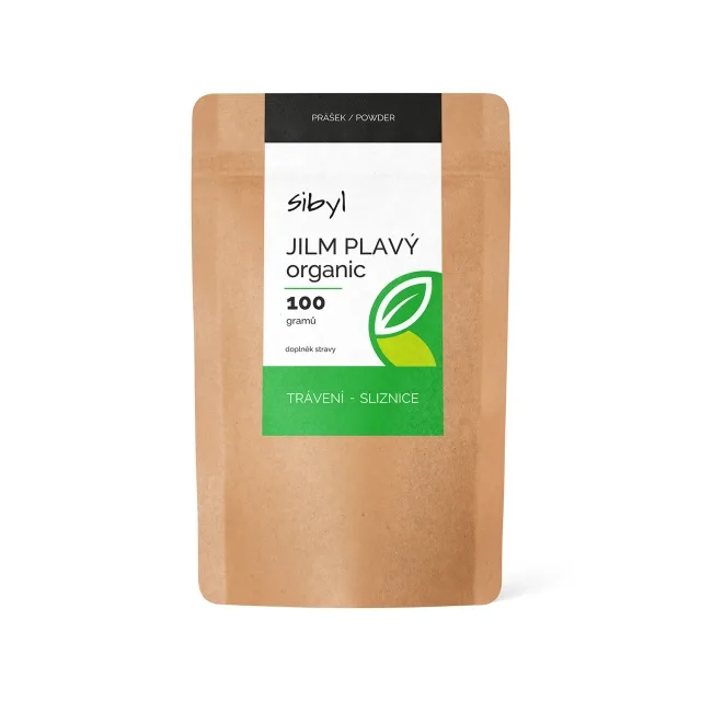 Jilm plavý organic 100g