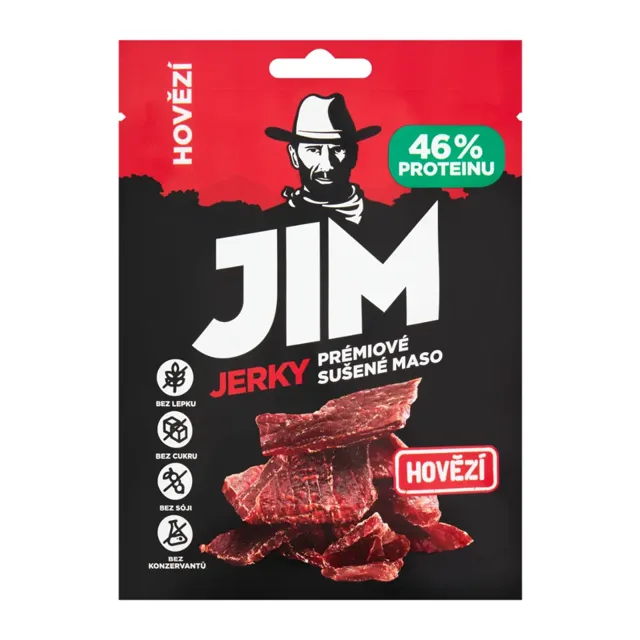 Jim Jerky Prémiové sušené maso hovězí 23 g
