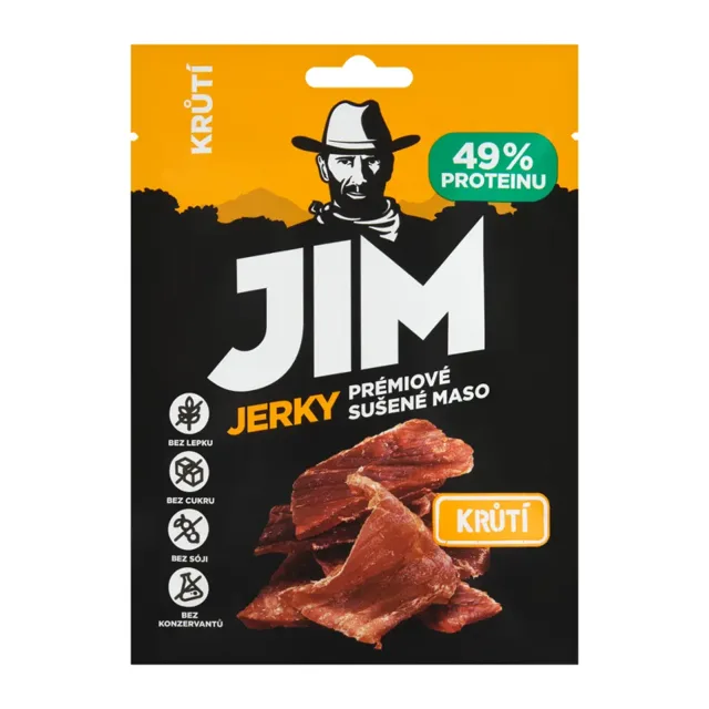 Jim Jerky Prémiové sušené maso krůtí 23 g