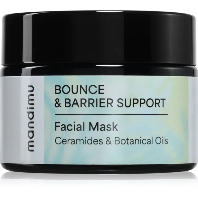 Jíme zdravě Mandimu Bounce & Barrier Support Pleťová maska intenzivní hydratační maska s kyselinou hyaluronovou 50 ml