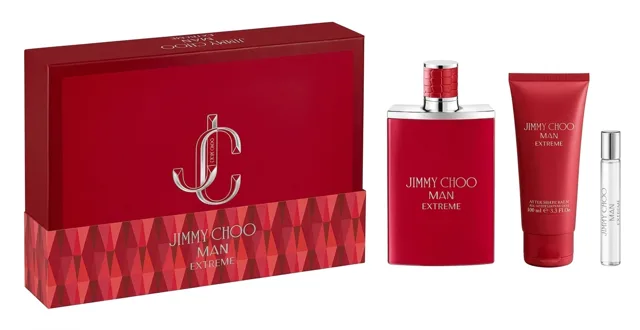 Jimmy Choo Man Extreme - EDP 100 ml + sprchový gel 100 ml + EDP 7,5 ml