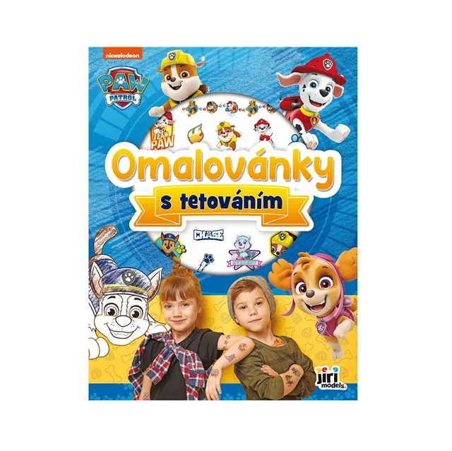 JIRI MODELS Omalovánky s tetováním Tlapková patrola 1 ks