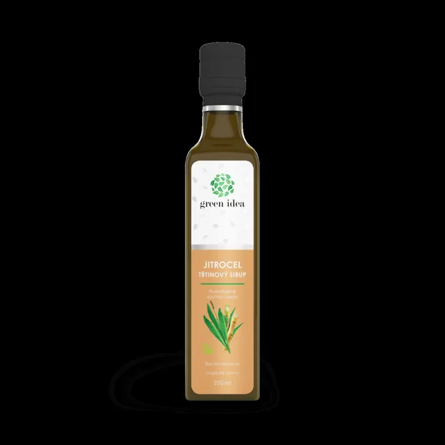 Jitrocelový sirup – třtinový 250 ml – Green idea