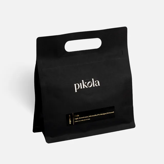 Jízda espresso blend 250 g  výběrové zrnkové kávy z pražírny Pikola